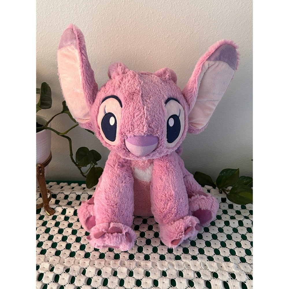 Disney Store 14" Angel Plush Lilo Stitch Experiment 624 Pink‎ Stuffed Animal Toy
